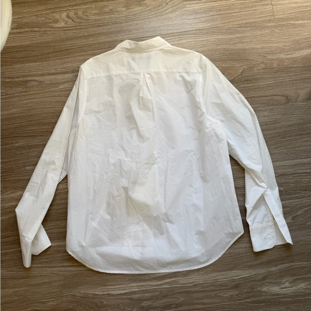 Jenni Kayne Women’s Classic Cotton Button Up in White Sz M 100% Cotton EUC - Picture 12 of 12